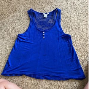 royal blue tank top